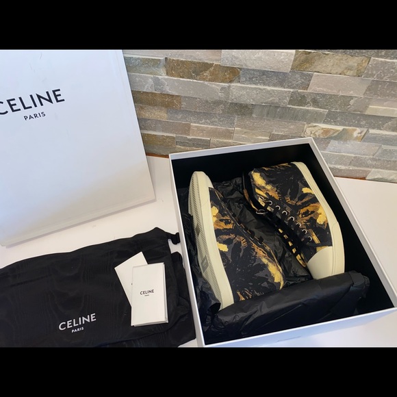CELINE Menās High Top Sneakers - Picture 9 of 10